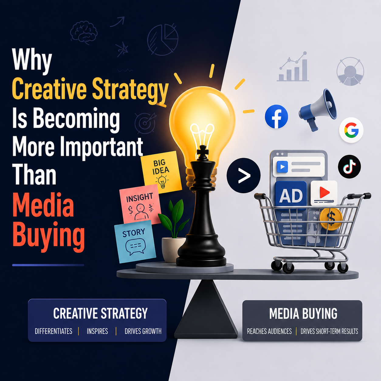 Why Creative Strategy Is Becoming More Important Than Media Buying in Performance Marketing